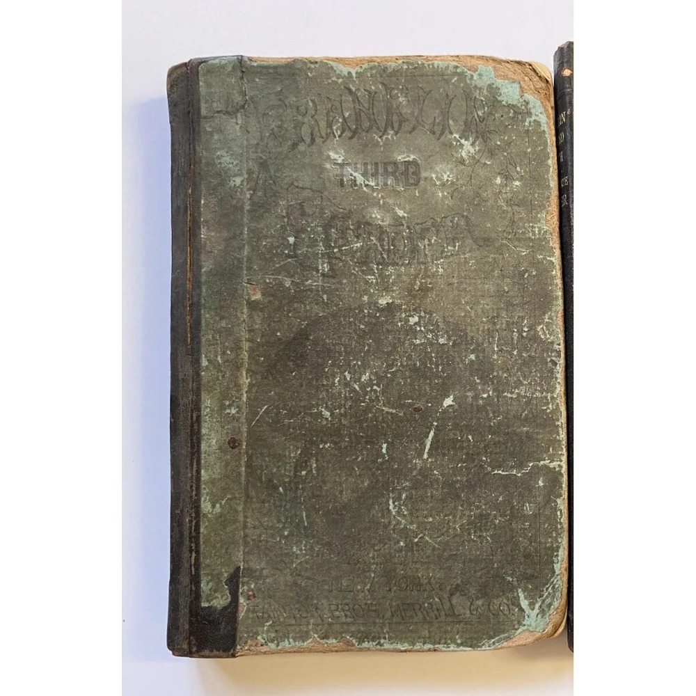 Antique 1873 The Franklin Third Reader G.S. Hillard L.J. Campbell Illustrated